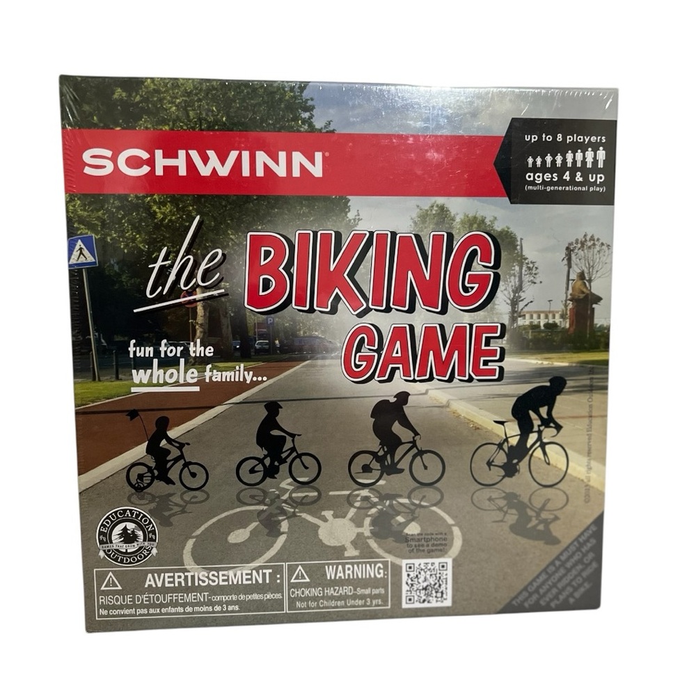 Schwinn The Biking Board Game Cycling Facts Education Outdoors